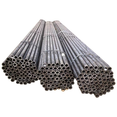 Black Painted ERW Carbon Steel Pipe , Alloy Seamless Carbon Steel Tube