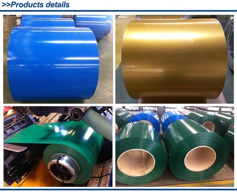 Prepainted Galvanized Color Coated Steel Coil Antiwear Cold Rolled